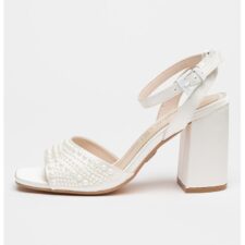 Sandale de satin cu bareta pe glezna Celeste