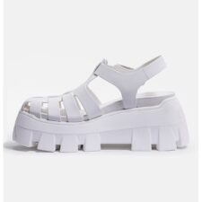 Sandale demiwedge de piele ecologica Alyson