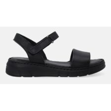 Sandale demiwedge din piele