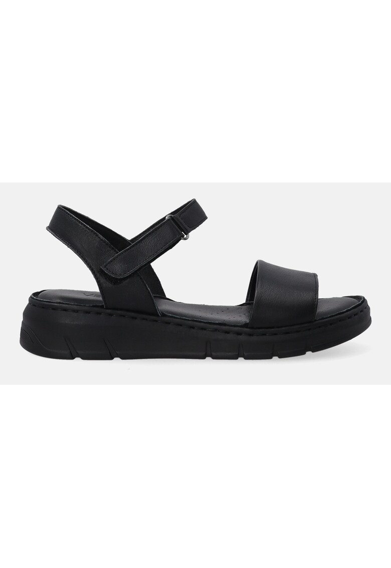 Sandale demiwedge din piele 1 Sandale demiwedge din piele