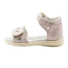 Sandale din Piele Fete -  Inchise la Spate - K03-9A - Crem -