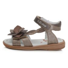 Sandale din Piele Fete -  Model Floare - cu Scai - K03-971B