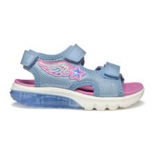 Sandale din material textil cu LED-uri