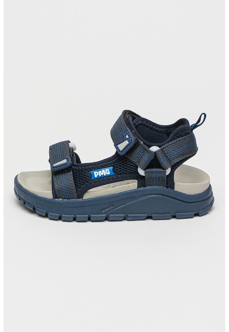 Sandale din material textil cu aplicatie logo 1 Sandale din material textil cu aplicatie logo