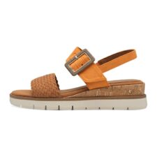 Sandale din material textil cu aspect tesut