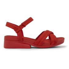 Sandale din material textil cu barete incrucisate Minikaah