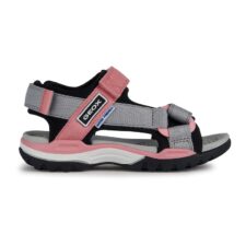 Sandale din material textil si piele ecologica cu velcro Borealis