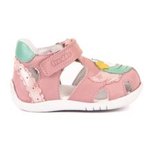 Sandale din piele cu aplicatie cu unicorn