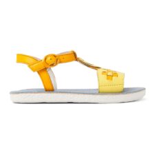 Sandale din piele cu aplicatii cu model flamingo TWS 27435