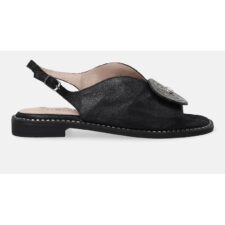 Sandale din piele cu aplicatii frontale