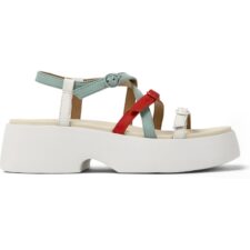 Sandale din piele cu aspect contrastant Tasha