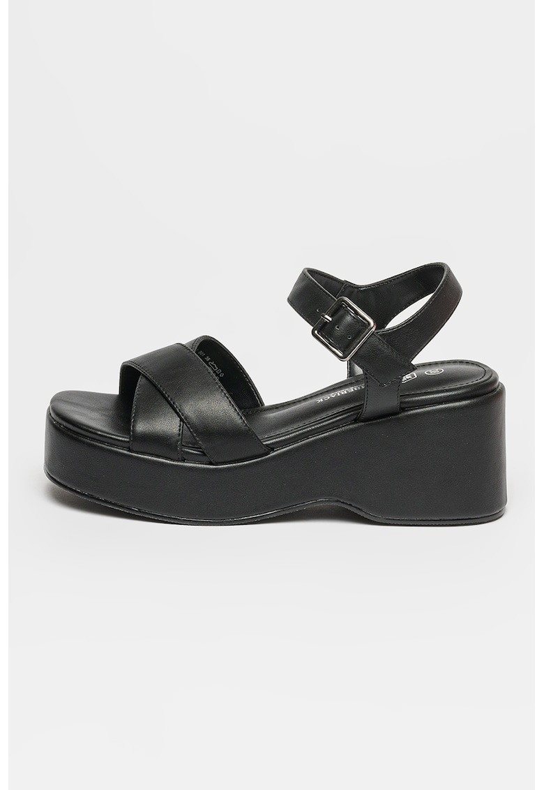 Sandale din piele cu aspect masiv Desire 1 Sandale din piele cu aspect masiv Desire