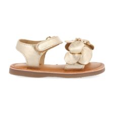 Sandale din piele cu aspect metalizat Huaraz