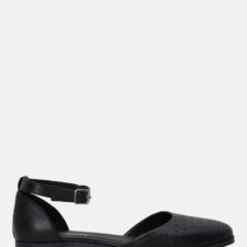 Sandale din piele cu aspect perforat