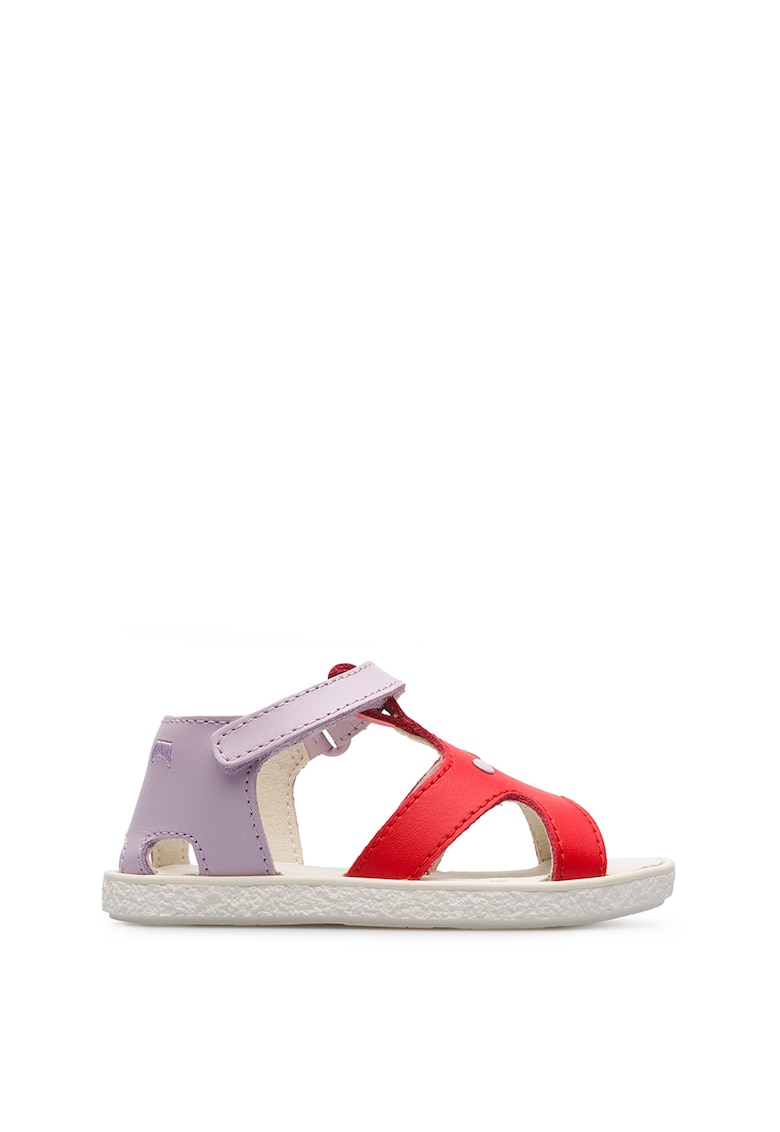 Sandale din piele cu bareta cu inchidere velcro Twins 687 1 Sandale din piele cu bareta cu inchidere velcro Twins 687