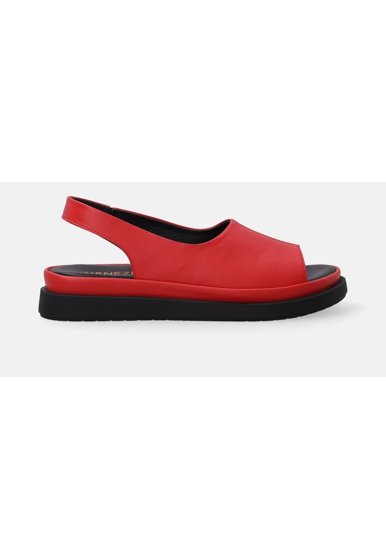 Sandale din piele cu bareta elastica 1 Sandale din piele cu bareta elastica