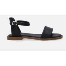 Sandale din piele cu bareta la glezna