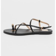 Sandale din piele cu bareta pe deget Kesha