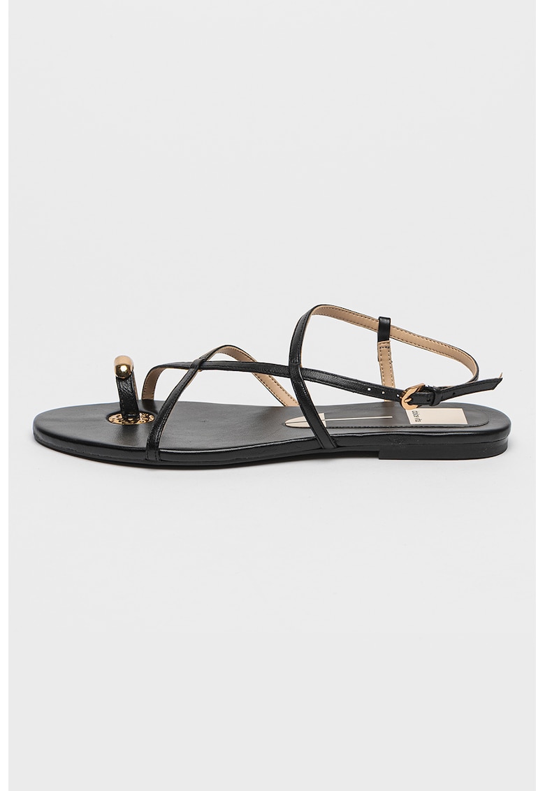 Sandale din piele cu bareta pe deget Kesha 1 Sandale din piele cu bareta pe deget Kesha