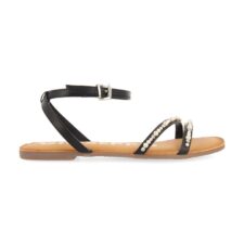 Sandale din piele cu bareta pe glezna Lakin