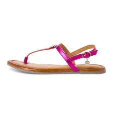 Sandale din piele cu bareta separatoare