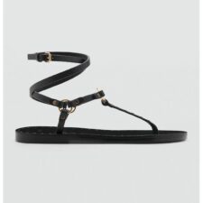 Sandale din piele cu bareta separatoare Ciruelo