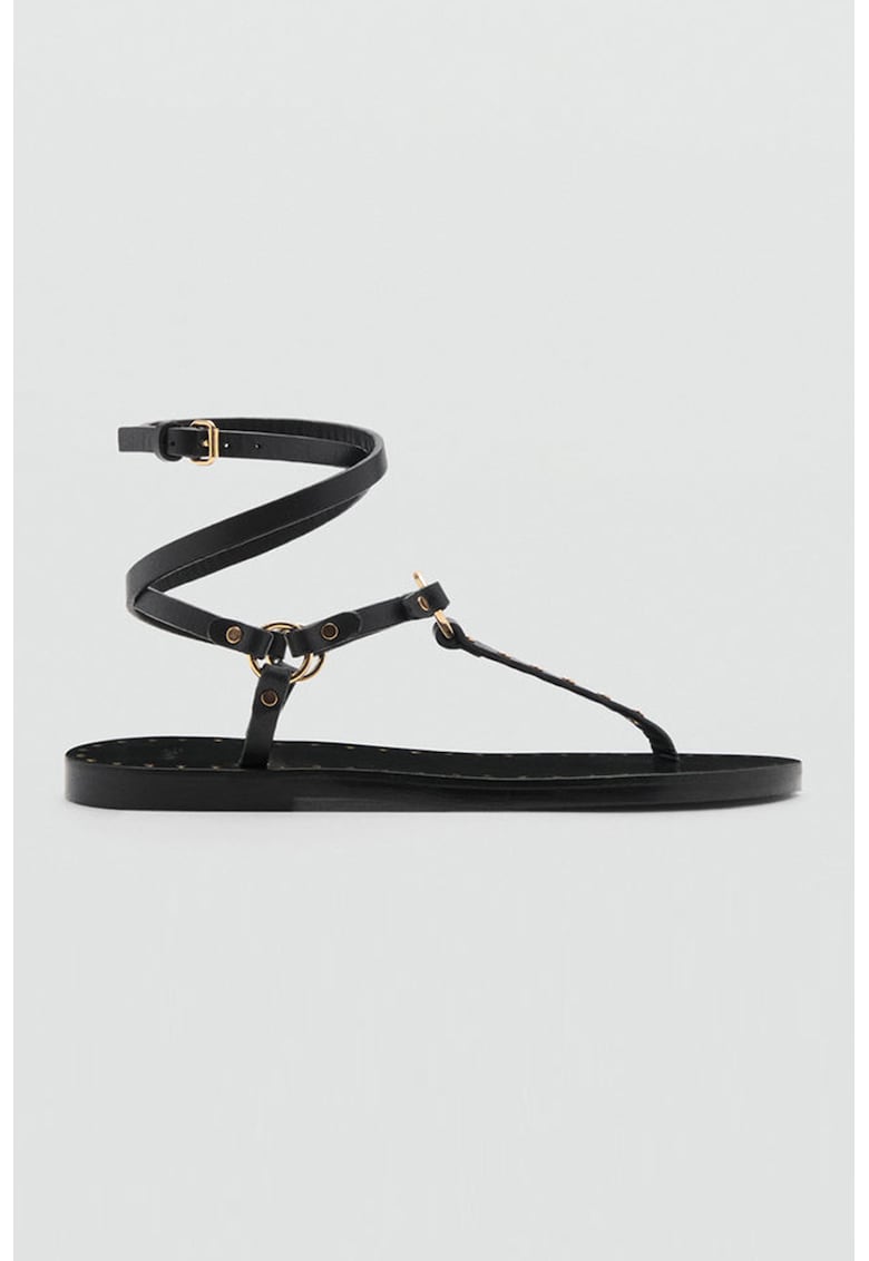 Sandale din piele cu bareta separatoare Ciruelo 1 Sandale din piele cu bareta separatoare Ciruelo