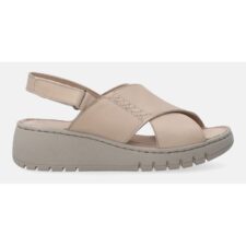 Sandale din piele cu bareta velcro