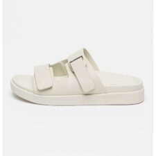 Sandale din piele cu barete cu inchidere velcro