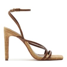 Sandale din piele cu barete multiple Bari