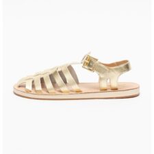 Sandale din piele cu barete multiple Frances