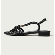 Sandale din piele cu barete multiple Quinn