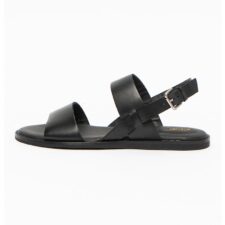 Sandale din piele cu calcai decupat Karsea