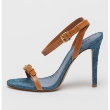 Sandale din piele cu catarame Aurora