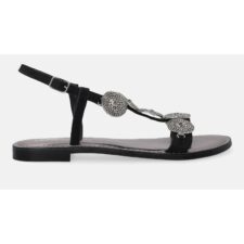 Sandale din piele cu cristale