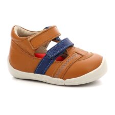 Sandale din piele cu decupaje -