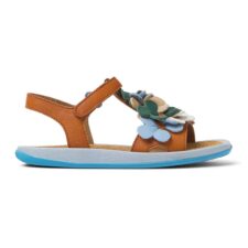 Sandale din piele cu detalii florale Bicho 27433