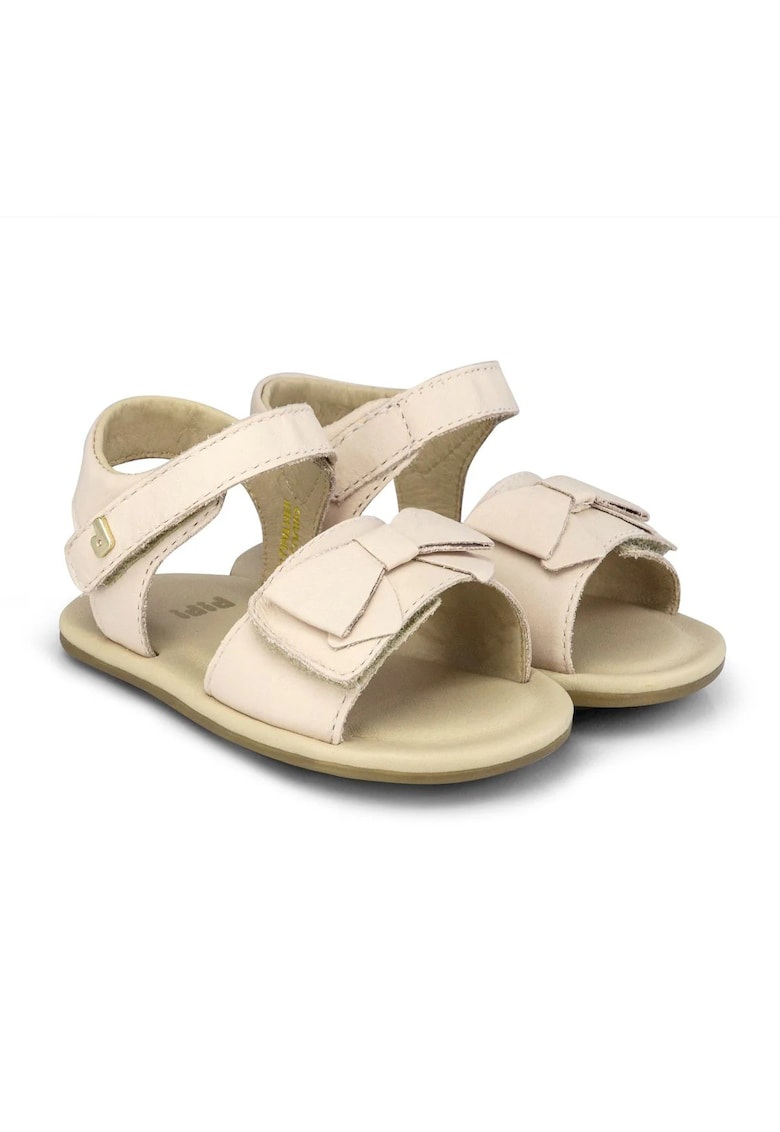 Sandale din piele cu detaliu cu funda 1 Sandale din piele cu detaliu cu funda