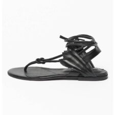 Sandale din piele cu detaliu cu nod