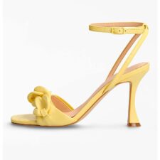 Sandale din piele cu detaliu din lant Heaton