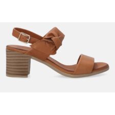 Sandale din piele cu detaliu impletit