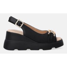 Sandale din piele cu detaliu metallic