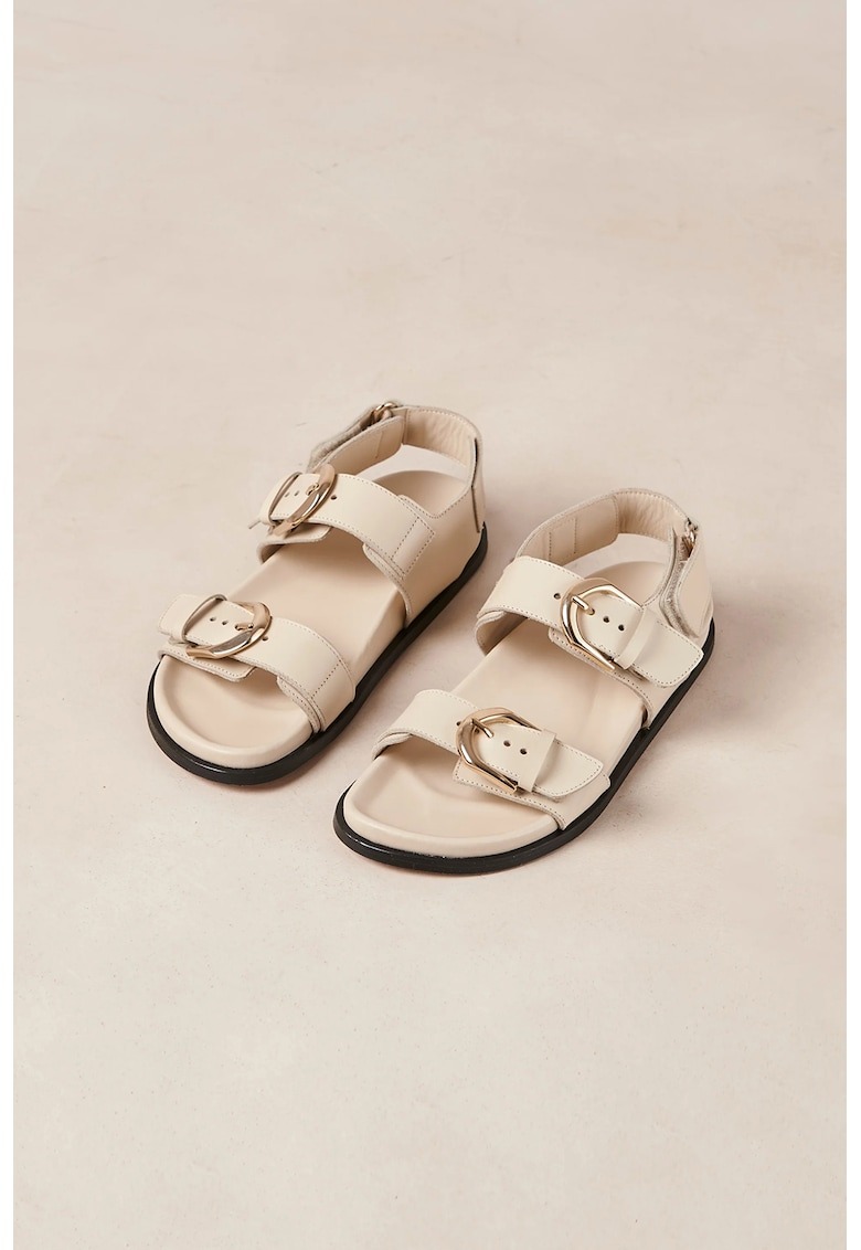 Sandale din piele cu inchidere velcro Leone 1 Sandale din piele cu inchidere velcro Leone