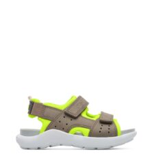 Sandale din piele cu inchidere velcro Wous