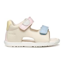 Sandale din piele cu insertii din piele ecologica