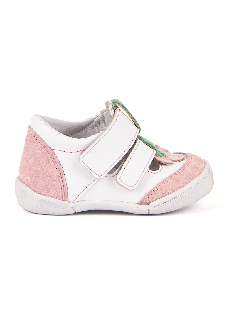 Sandale din piele cu insertii din piele intoarsa 1 Sandale din piele cu insertii din piele intoarsa