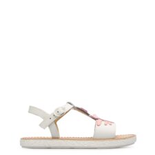 Sandale din piele cu model calut de mare Twins