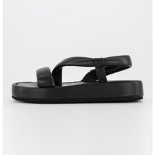 Sandale din piele cu model slip-on