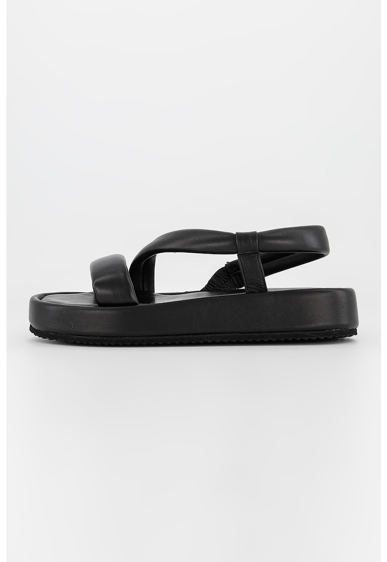 Sandale din piele cu model slip-on 1 Sandale din piele cu model slip-on