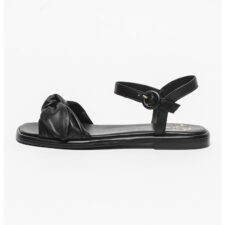 Sandale din piele cu model uni Halah